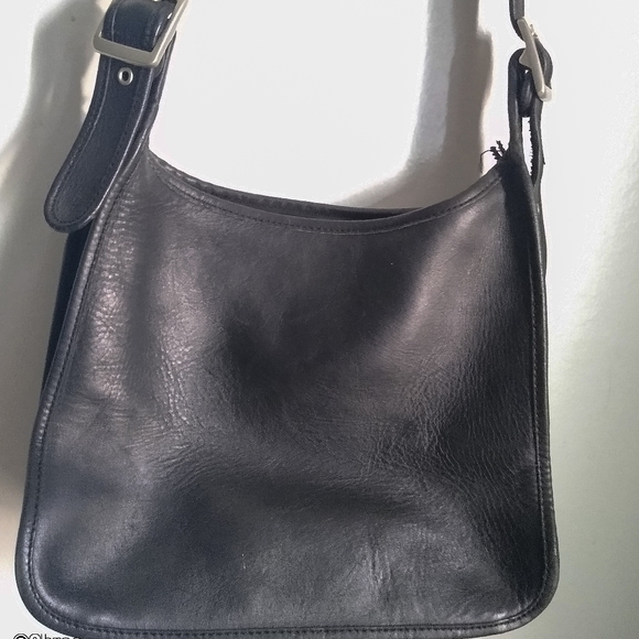 Coach Black Leather Crossbody Purse - Picture 3 of 5